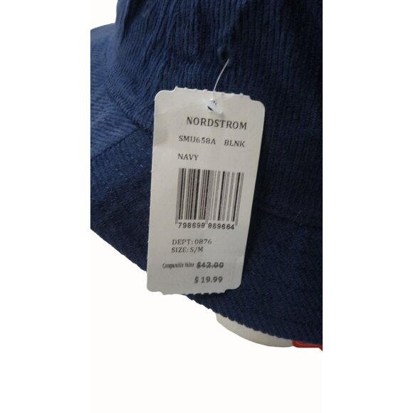 American Needle Bucket Hat Navy Blue Corduroy Size S/M NEW - Picture 5 of 7